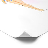 Minimalistische mode-illustratie, moderne kunstpri poster (Hoek)