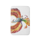 Minimalistische Mode vrouw, zwart lijn graphics. Badmat (Voorkant Verticaal)