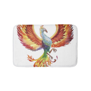 Minimalistische Mode vrouw, zwart lijn graphics. Badmat