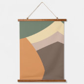 Minimalistische modern hangend wandkleed (Voorkant)