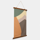 Minimalistische modern hangend wandkleed (Gebogen)