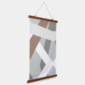 Minimalistische modern hangend wandkleed (Gebogen)
