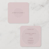 Minimalistische Modern Simple Sjabloon Professiona Vierkante Visitekaartje (Voorkant / Achterkant)