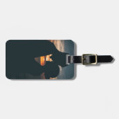 Minimalistische moderne aangepaste foto bagagelabel (Voorkant horizontaal)