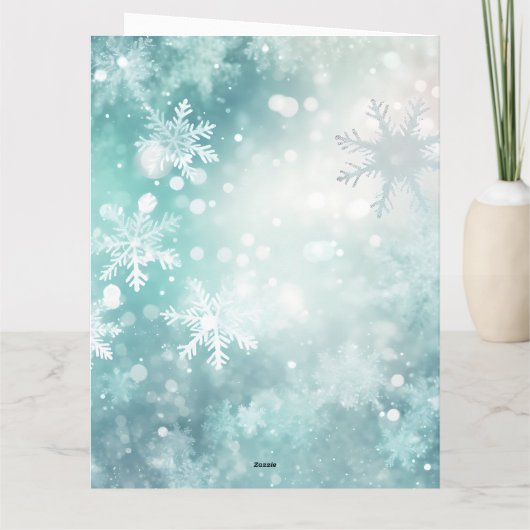 Minimalistische moderne aangepaste kerstkaart kaart (Achterkant)