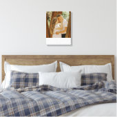 Minimalistische moderne aangepaste koppel foto canvas afdruk (Insitu (Slaapkamer))