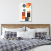 Minimalistische moderne Abstracte geometrische kun Canvas Afdruk (Insitu (Slaapkamer))