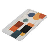 Minimalistische moderne Abstracte geometrische kun Magneet (Linkerzijde)