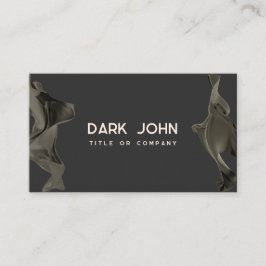 Minimalistische, moderne Abstracte paginarand Visitekaartje