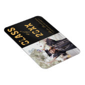 Minimalistische moderne Afstuderen Kaart Magneet (Rechterzijde)