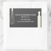 Minimalistische moderne bakkerij bakkerij labels (Tas)