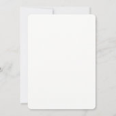 Minimalistische Moderne Basis Gouden Script Moslim Kaart (Achterkant)