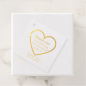 Minimalistische Moderne Bedankt-feest Bruiloft Bedankjes Labels (Met doos)