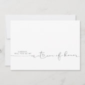 Minimalistische moderne bewerkbare kleuren, matron (Voorkant)