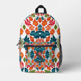 Minimalistische Moderne Blended Leaves 3 | Kleurri Bedrukte Rugzak