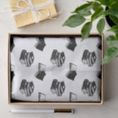 Minimalistische moderne boekenfilosofie tissuepapier (Geschenk)