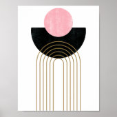 Minimalistische moderne boho-midden eeuws hedendaa poster (Voorkant)