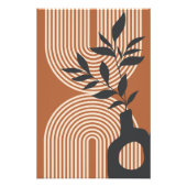 Minimalistische moderne boho-stijl muurkunst foto afdruk (Voorkant)