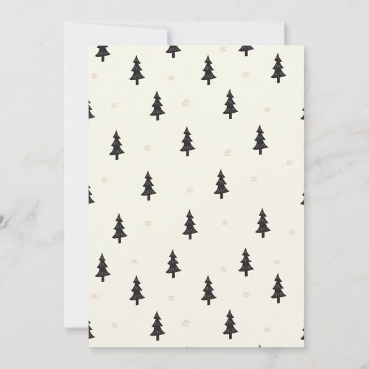 Minimalistische moderne boog foto Happy Holiday Ka Kaart (Achterkant)