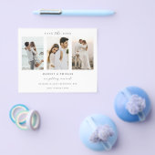 Minimalistische moderne boog foto Save the Date Flyer (Enkel)