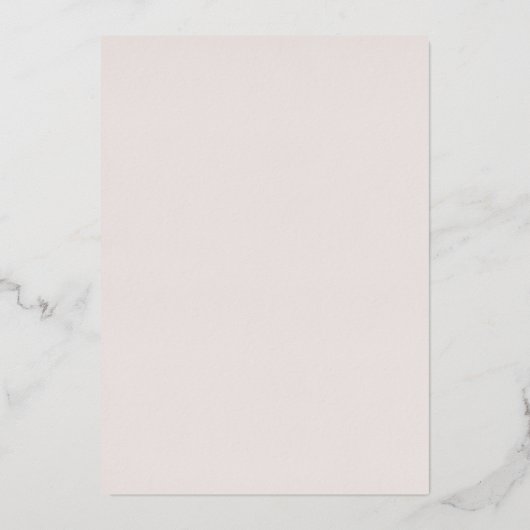 Minimalistische moderne boog foto trouwfeest folie uitnodiging (Achterkant)