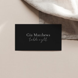 Minimalistische moderne bruiloft plaats kaart in z plaatskaartje