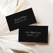 Minimalistische moderne bruiloft plaats kaart in z plaatskaartje