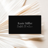 Minimalistische moderne bruiloft plaats kaart in z plaatskaartje