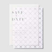 Minimalistische moderne bruiloft Save the Date Vellum Uitnodigingen (Offset (Uitnodiging))