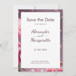 Minimalistische Moderne bruiloft sparen de Kaart v