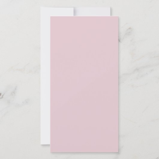 Minimalistische Moderne Champagnetroze Kalender Save The Date (Achterkant)