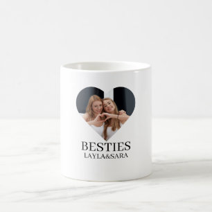 Minimalistische Moderne Chic Beste Vrienden BFF Fo Koffiemok