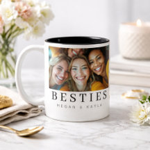 Minimalistische moderne chic beste vrienden BFF fo
