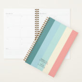 Minimalistische Moderne Chic Pastel Regenboog Cute Planner (Display)