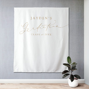 Minimalistische moderne Chic Script Graduation Par Wandkleed