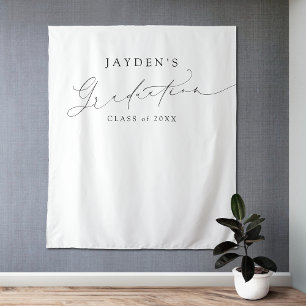 Minimalistische moderne Chic Script Graduation Par Wandkleed