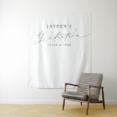 Minimalistische moderne Chic Script Graduation Par Wandkleed (In situ)