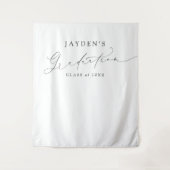 Minimalistische moderne Chic Script Graduation Par Wandkleed (Voorkant)