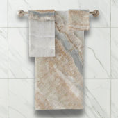 minimalistische moderne chique beige taupe wit gri bad handdoek