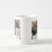 Minimalistische moderne chique beste vrienden koffiemok (Center)