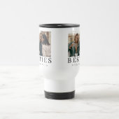 Minimalistische moderne chique beste vrienden reisbeker (Center)