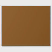 Minimalistische moderne chocoladebruine cadeaupapier (Vlak)