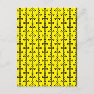 Minimalistische moderne christelijke symboolkunst  feestdagenkaart