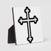 Minimalistische moderne christelijke symboolkunst fotoplaat (Voorkant)