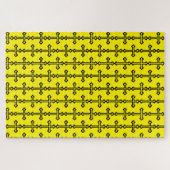 Minimalistische moderne christelijke symboolkunst legpuzzel (Horizontaal)