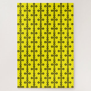 Minimalistische moderne christelijke symboolkunst  legpuzzel