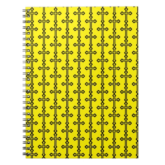Minimalistische moderne christelijke symboolkunst notitieboek (Voorkant)