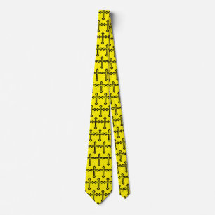 Minimalistische moderne christelijke symboolkunst stropdas