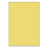 Minimalistische moderne citroengele aangepaste tro kaart (Achterkant)