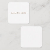 Minimalistische Moderne Contactkaartje (Voorkant / Achterkant)